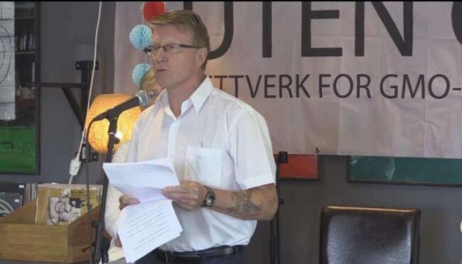 Stortingsrepresentant Oskar Grimstad (Frp) i debatt under Arendalsuka