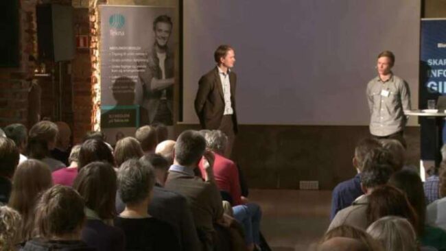 Gaute Eiterjord hos Bioteknologirådet. Foto: Skjermdump