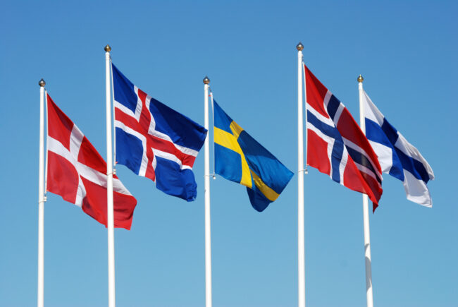 Scandinavian flags